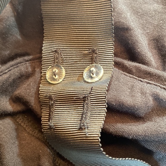 Anthropologie Bordeaux Blue Ruffle Layered Tank Top sz M - Picture 12 of 13